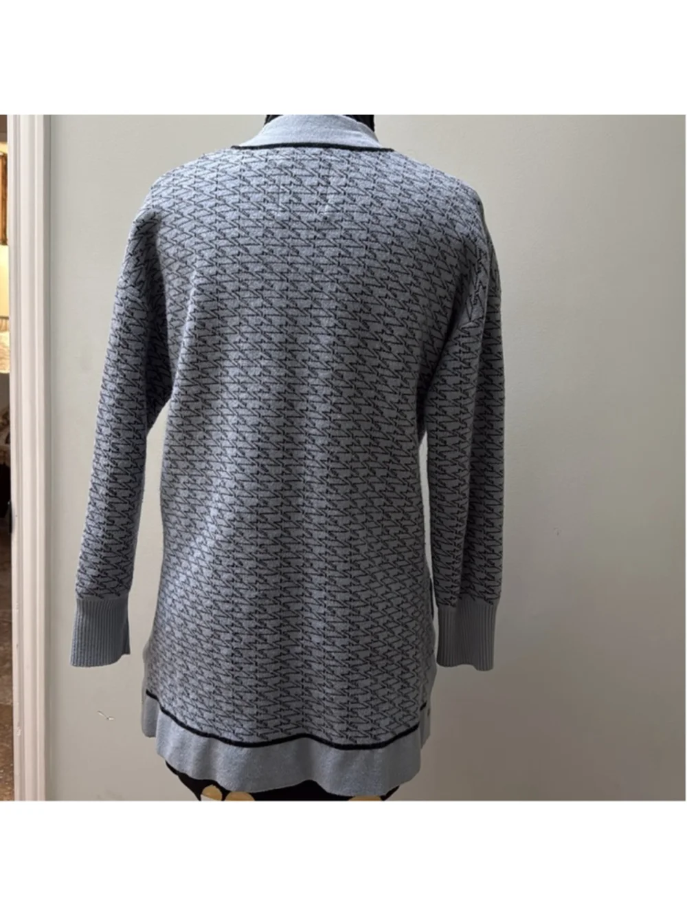 Sandro blue Cardigan Sweater V-Neck size 1 US size small